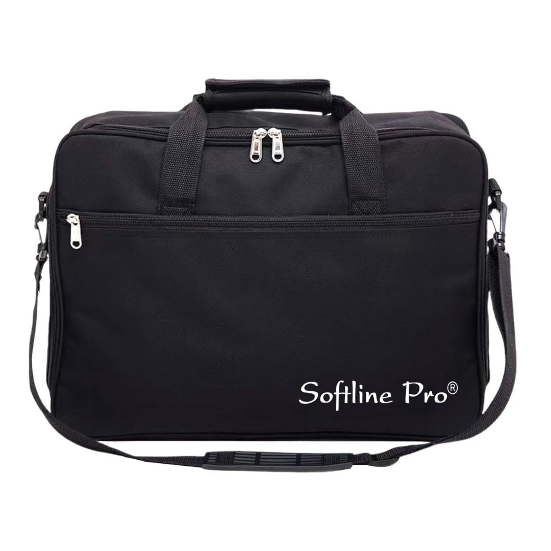 Softline Pro Double Bass Drum Pedal Soft Carry Case, 10mm Padded with Shoulder Strap (SP DBDP-B)