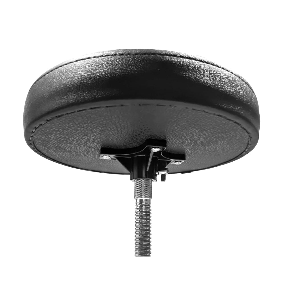 Softline Pro SP38-C Heavy Duty Drum Throne Round Padded Drum Seat Stool Double-braced Anti-Slip Legs Worm Screw Adjustable Height for Adult Drummers