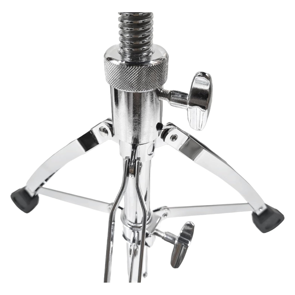 Softline Pro SP38-C Heavy Duty Drum Throne Round Padded Drum Seat Stool Double-braced Anti-Slip Legs Worm Screw Adjustable Height for Adult Drummers