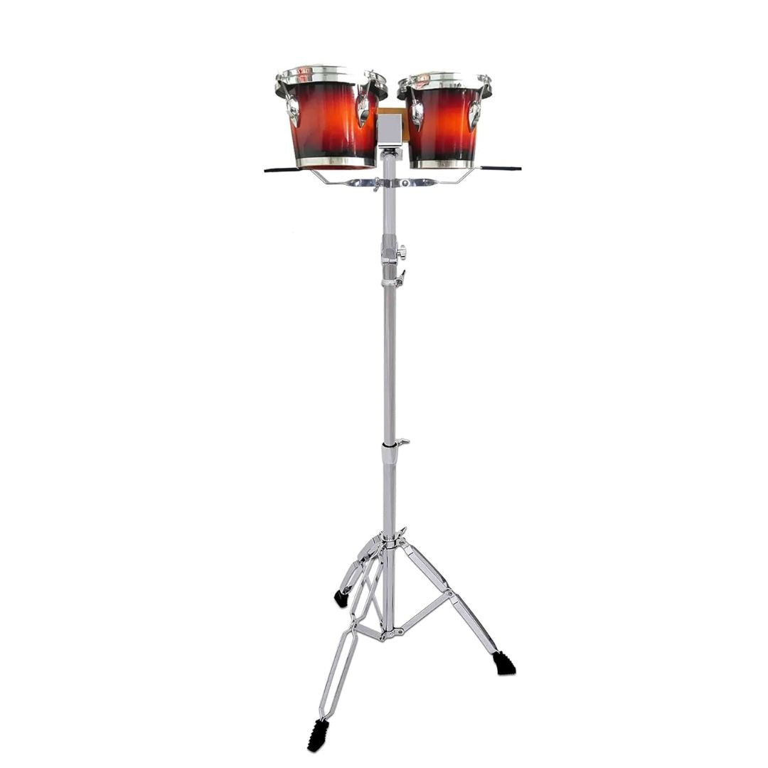 Softline Pro Bongo Drum Stand Heavy Duty Electroplated Bongo Drum Holder (SP BNG ST 25)