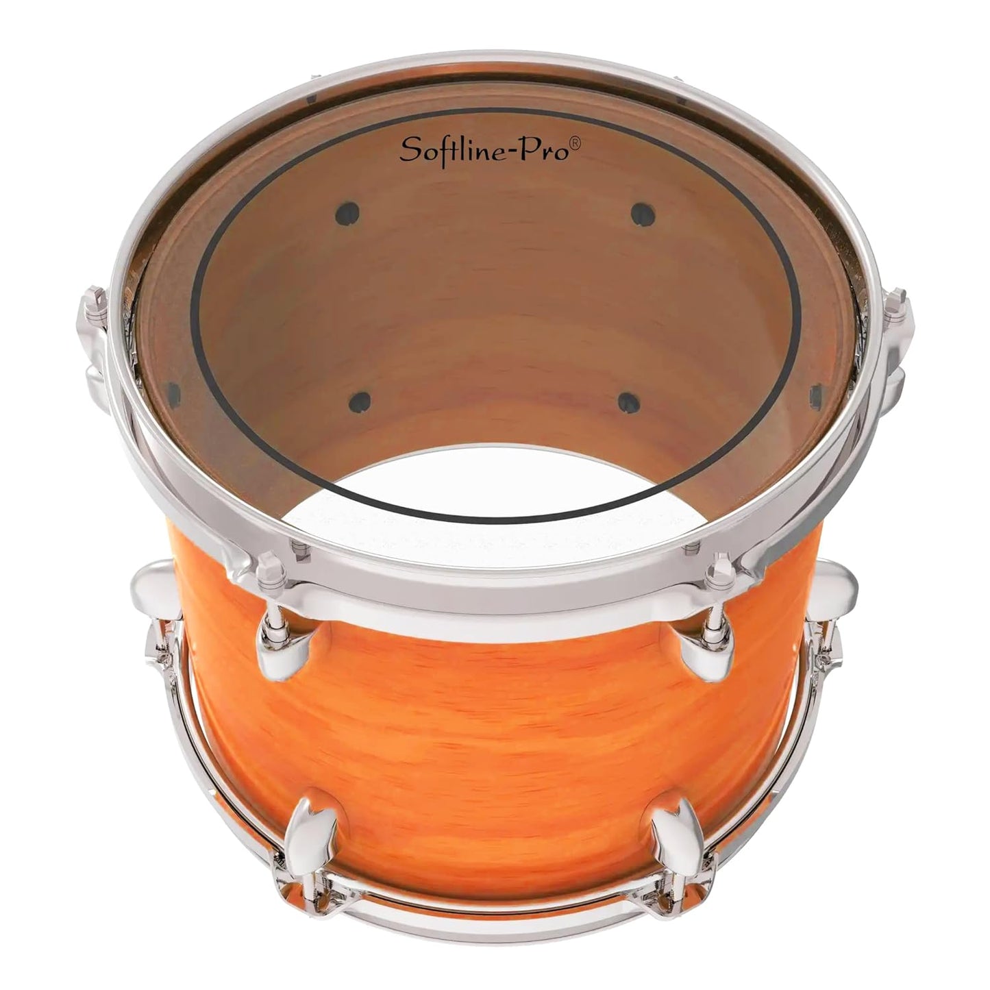Softline Pro SP DHM 220C Clear Bass Drum Head/Skin, 20" 2 Plies 1.8 Mil Mylar Material (20" Clear -2 Plies)