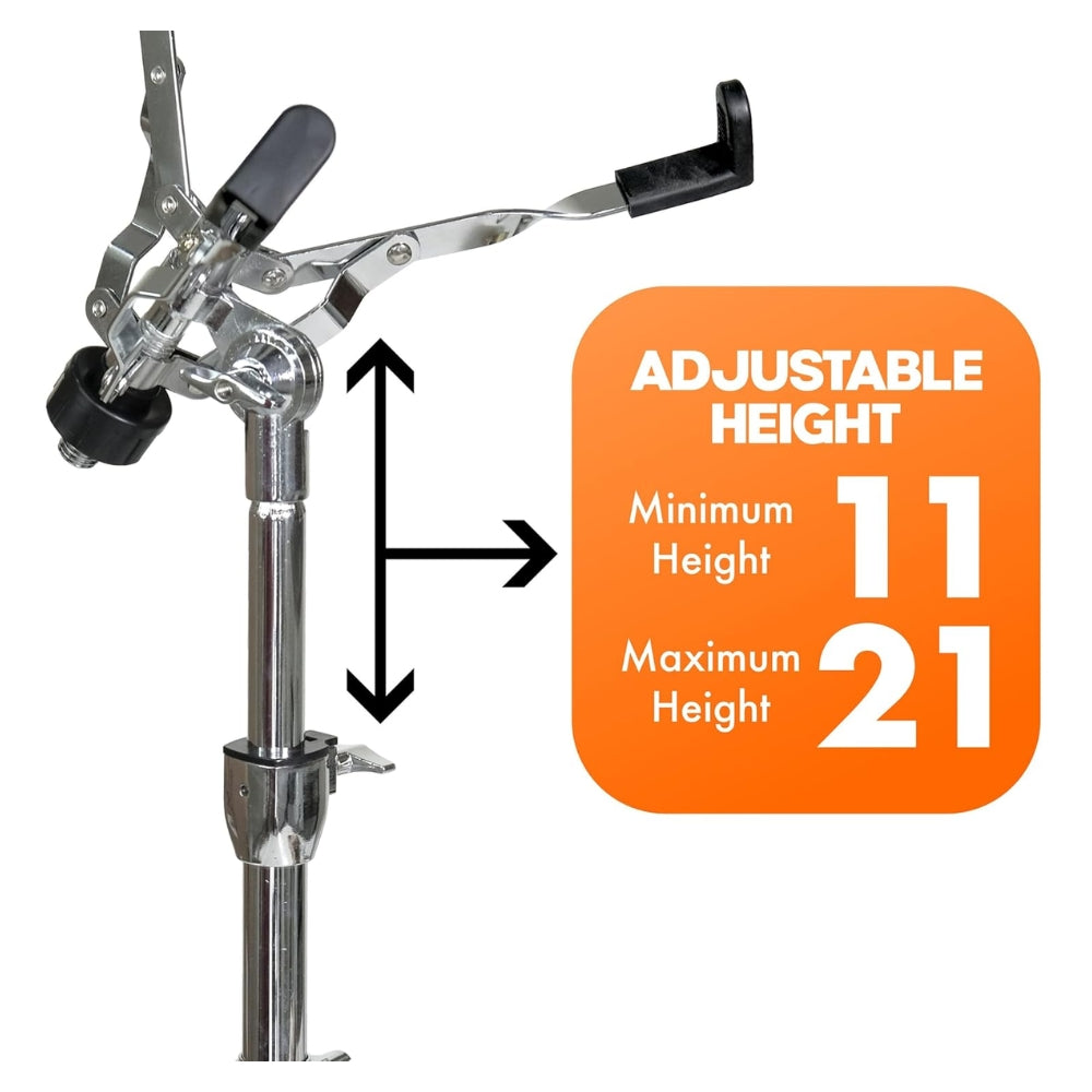 Softline Pro SP-SS-H Snare Stand Double Braced Tripod Stand Adjustable Height Drum Pad Stand