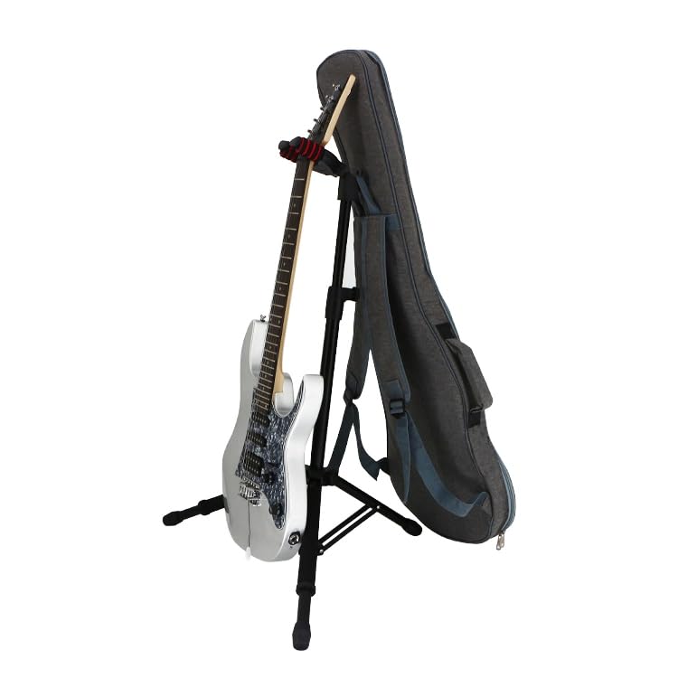 Softline Pro SP21 Auto Lock Upright Guitar Stand for Acoustic, Electric, Bass, Ukulele & Violin