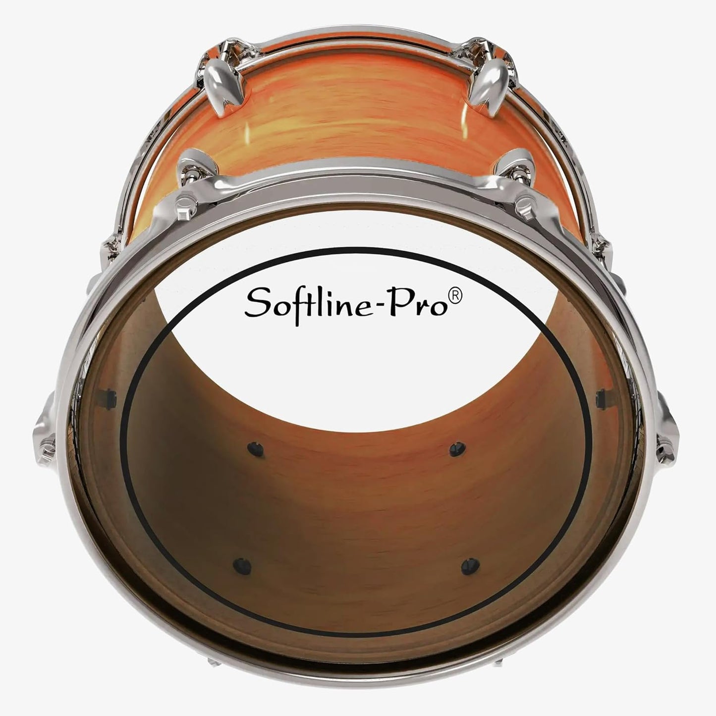 Softline Pro SP DHM 220C Clear Bass Drum Head/Skin, 20" 2 Plies 1.8 Mil Mylar Material (20" Clear -2 Plies)