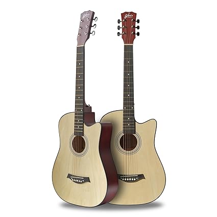 Gibz's guitar G 38 Matt Acoustic Guitar With Truss Rod (Natural)