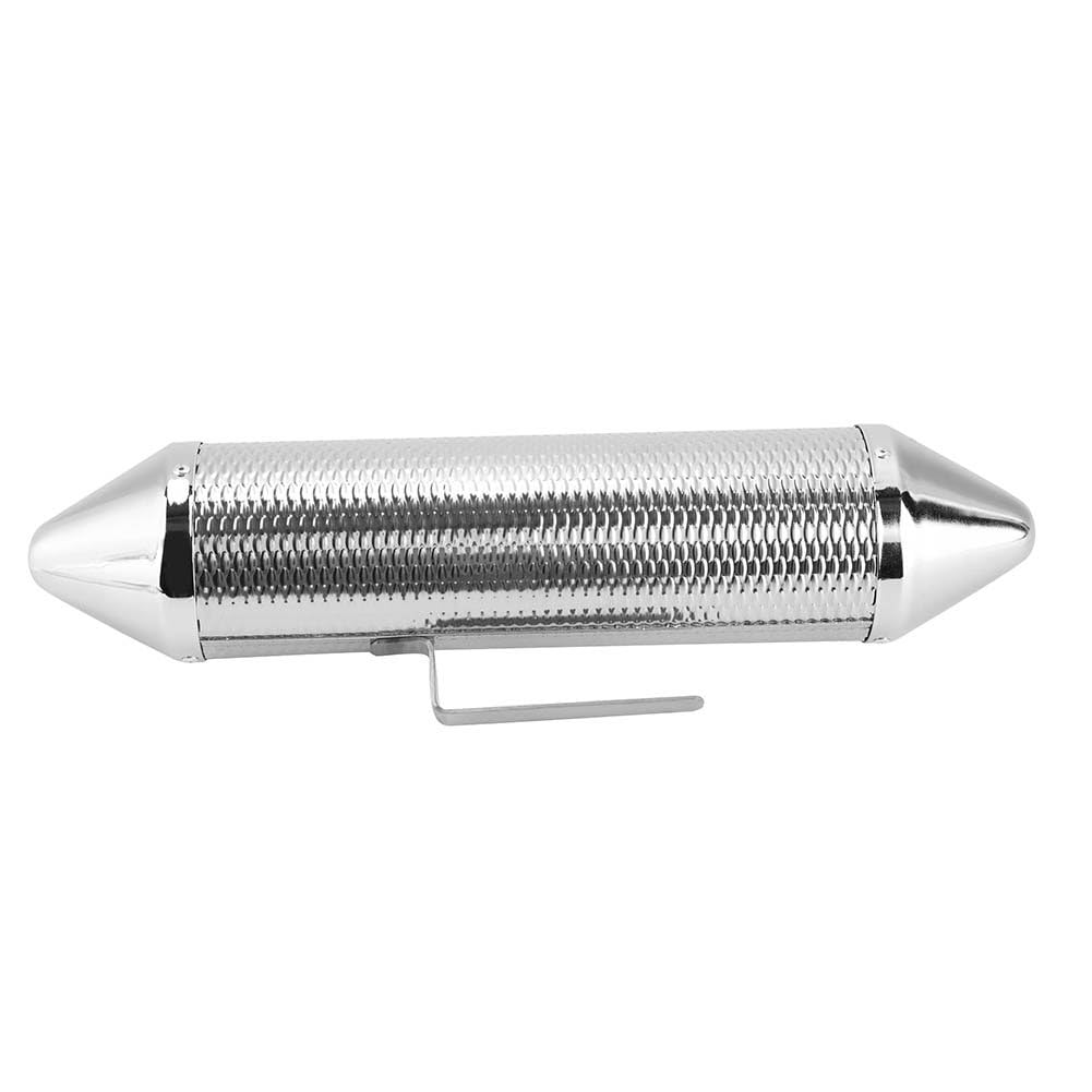 Softline Pro Guiro Instrument, 3.5x15" Professional Stainless Steel Guiro Percussion Instrument with Scraper (SP GUR 3.5X15)