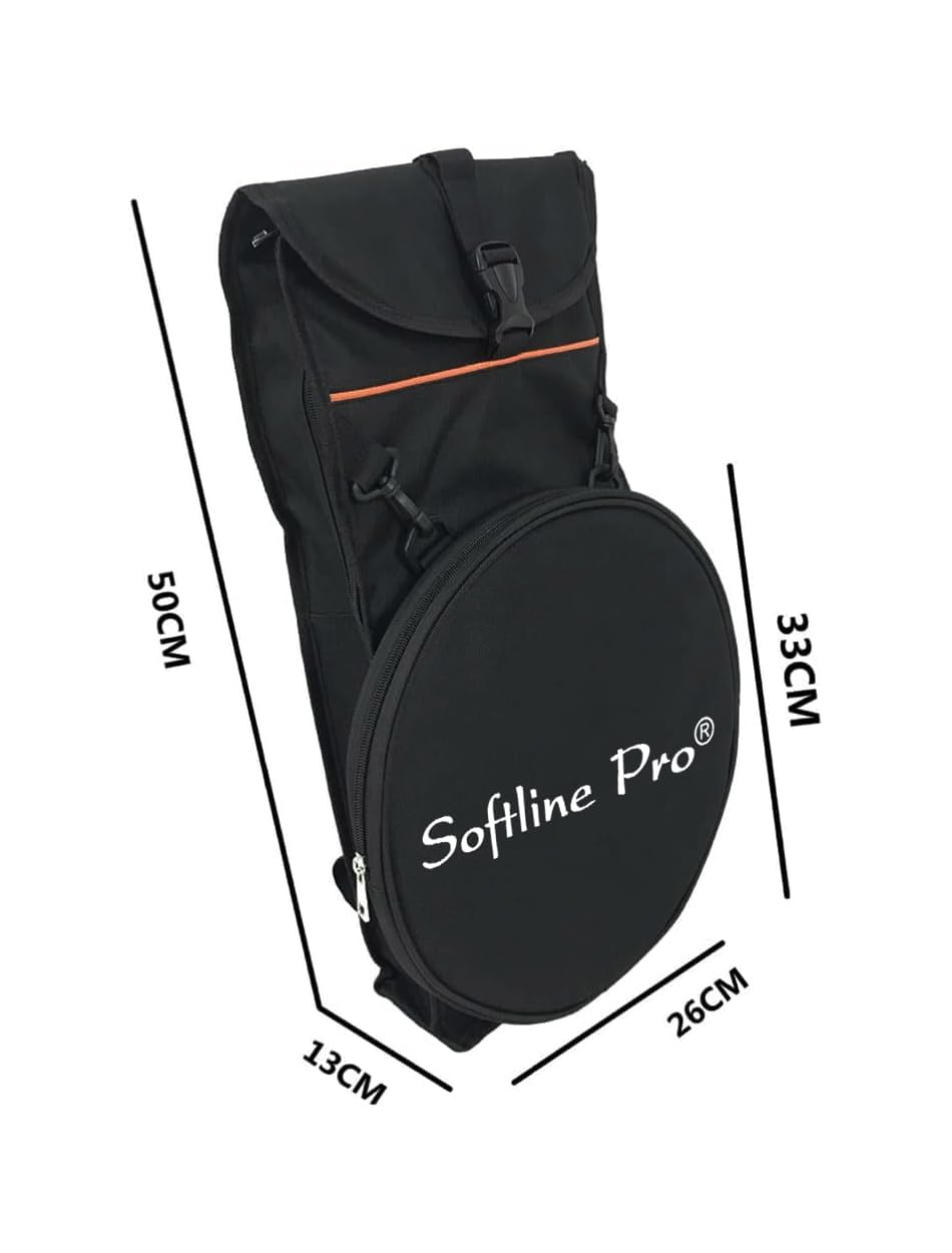 Softline Pro SP DPP41-B Drum Practice Pad Storage Backpack Large Capacity (SP DPP41-BAG)