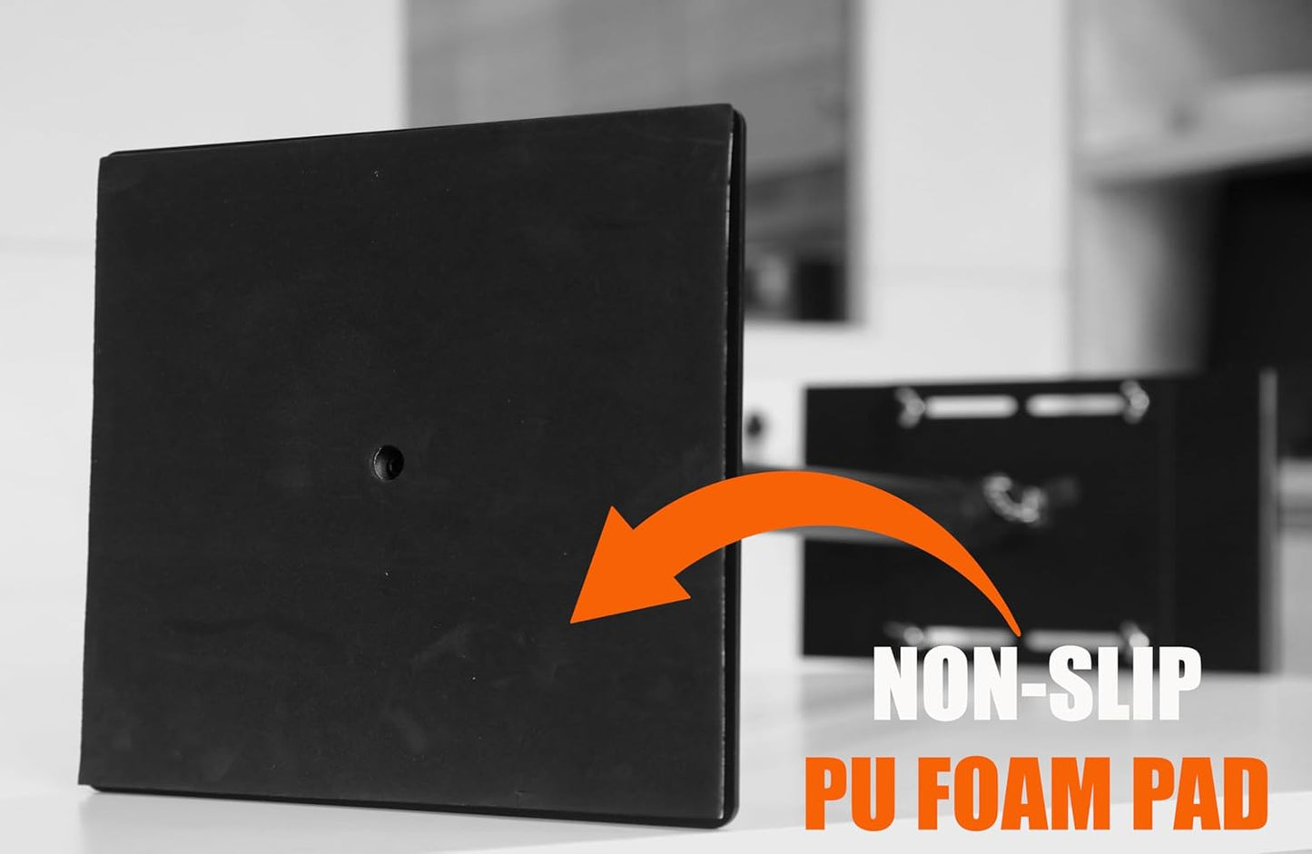 Softline Pro SP 802 HV Heavy Duty Studio Monitor Stand, Wide Variable Top Plate, Square Base (Set of 2)