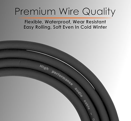 Softline Pro SP RAST 500 Guitar Cable 5 Meter 6.35mm Right Angle to 6.35mm Jack Instrument Cable