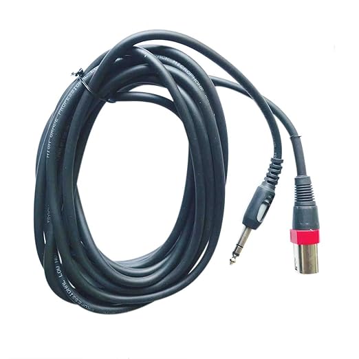 Softline Pro SPSM 500 6.3MM Stereo Jack to XLR Male 5 Meter Molded Cable