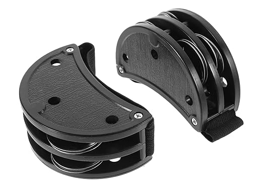 Softline Pro SP FT001 ABS Foot Tambourine with 2 Sets Metal Jingle Bell