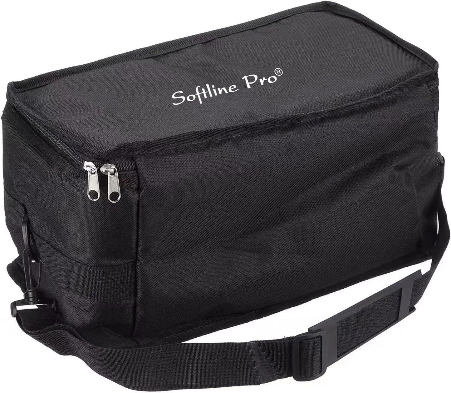 Softline Pro SP-BNG-BK Bongo Drum Set with Tuning Wrench & Padded Professional Wooden Percussion Instrument for Beginner Adults Kids - Natural Skin (Black)