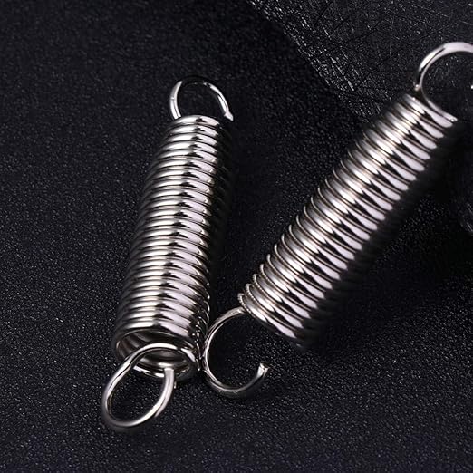Softline Pro Stainless Steel Pedal Spring Assembly Bass Drum Foot Pedal Tension Spring Percussion Hardware Part Pack of 2 (SP DS-2PCS)
