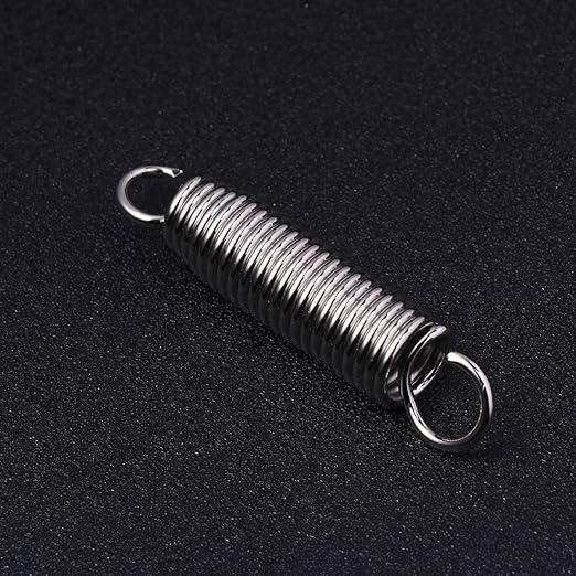 Softline Pro SP DS-2PCS Stainless Steel Pedal Spring Assembly Bass Drum Foot Pedal Tension Spring Percussion Hardware Part Pack of 2