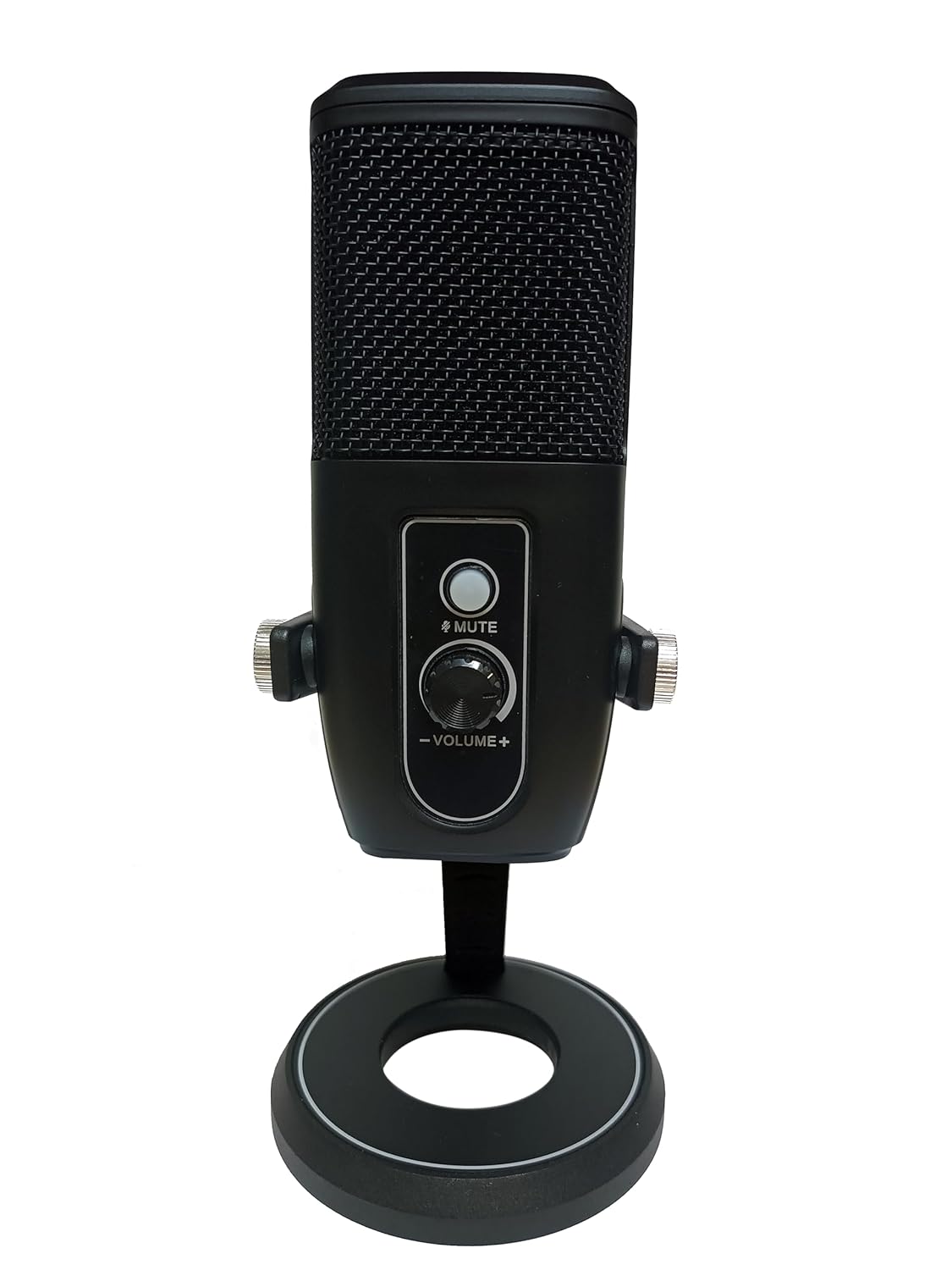 Softline Pro USB Condenser Microphone SP ZX-775 with Table Top Stand for PC Streaming,Podcasts,Recording,Mute Touch,Volume Control,Headphone Monitor,Pop Filter