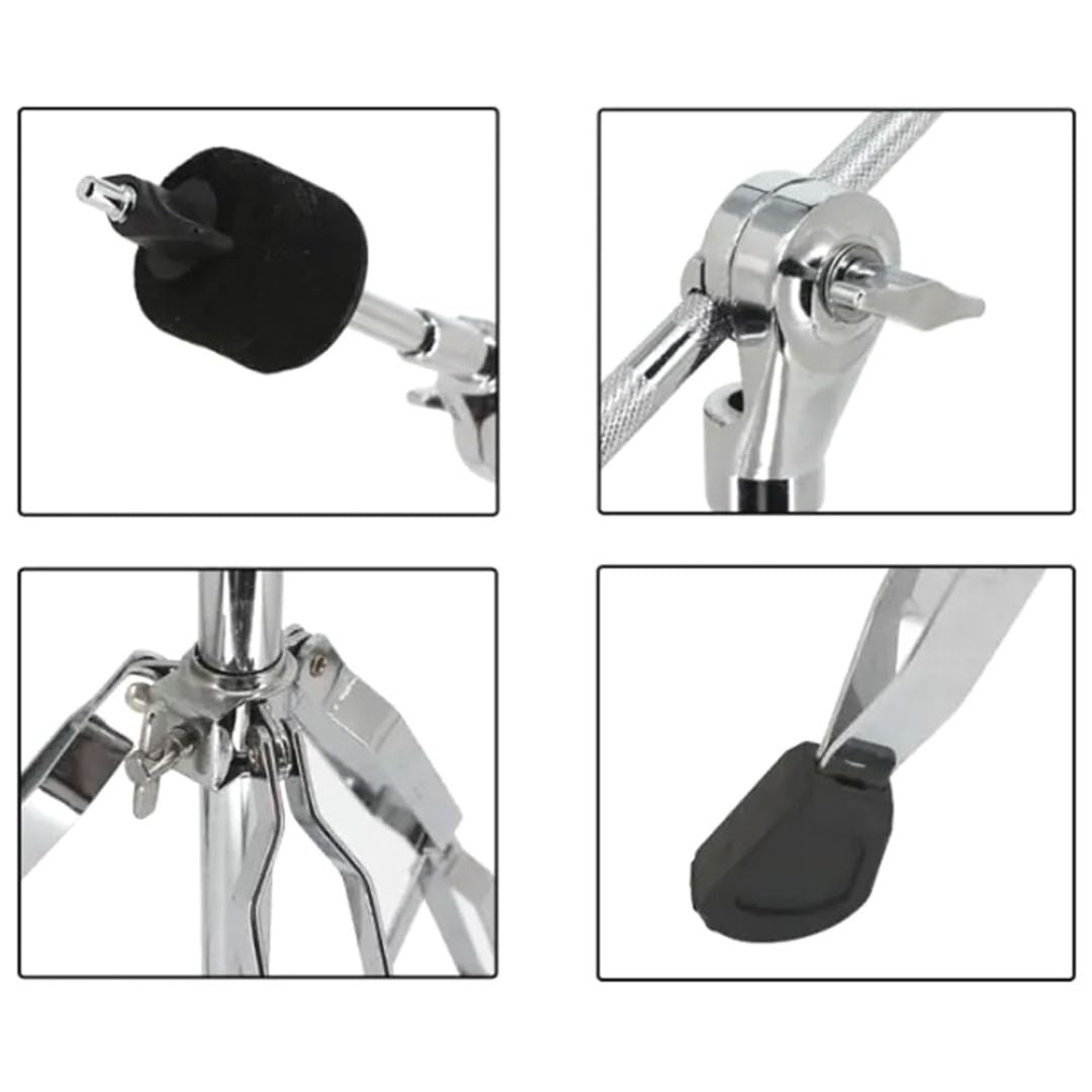Softline Pro Double-Braced Cymbal Boom Stand Height Adjustment Medium Weight Boom Stand Sturdy Double-Braced Tripod legs Cymbal Stand (SP-B200)