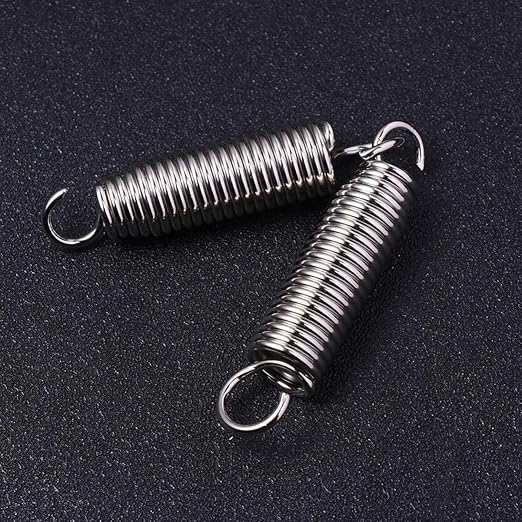 Softline Pro SP DS-2PCS Stainless Steel Pedal Spring Assembly Bass Drum Foot Pedal Tension Spring Percussion Hardware Part Pack of 2