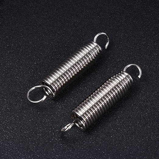 Softline Pro SP DS-2PCS Stainless Steel Pedal Spring Assembly Bass Drum Foot Pedal Tension Spring Percussion Hardware Part Pack of 2