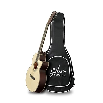 Gibz G39 close-up of headstock and tuning design,
Guitar under ₹10,000 in India