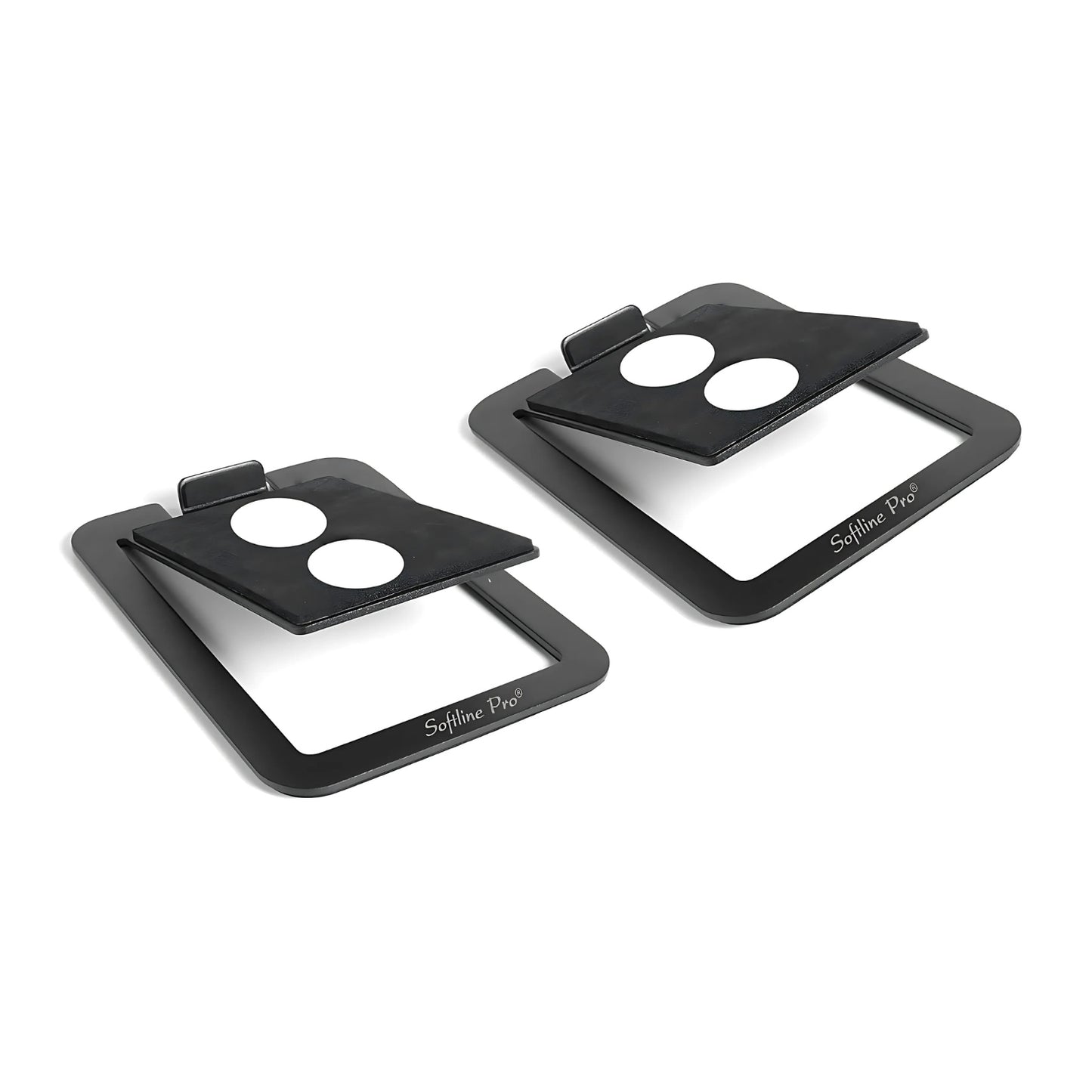 Buy Desktop speaker stands for small speakers,
Softline Pro SP DMS1 desktop speaker stand with compact monitor speaker