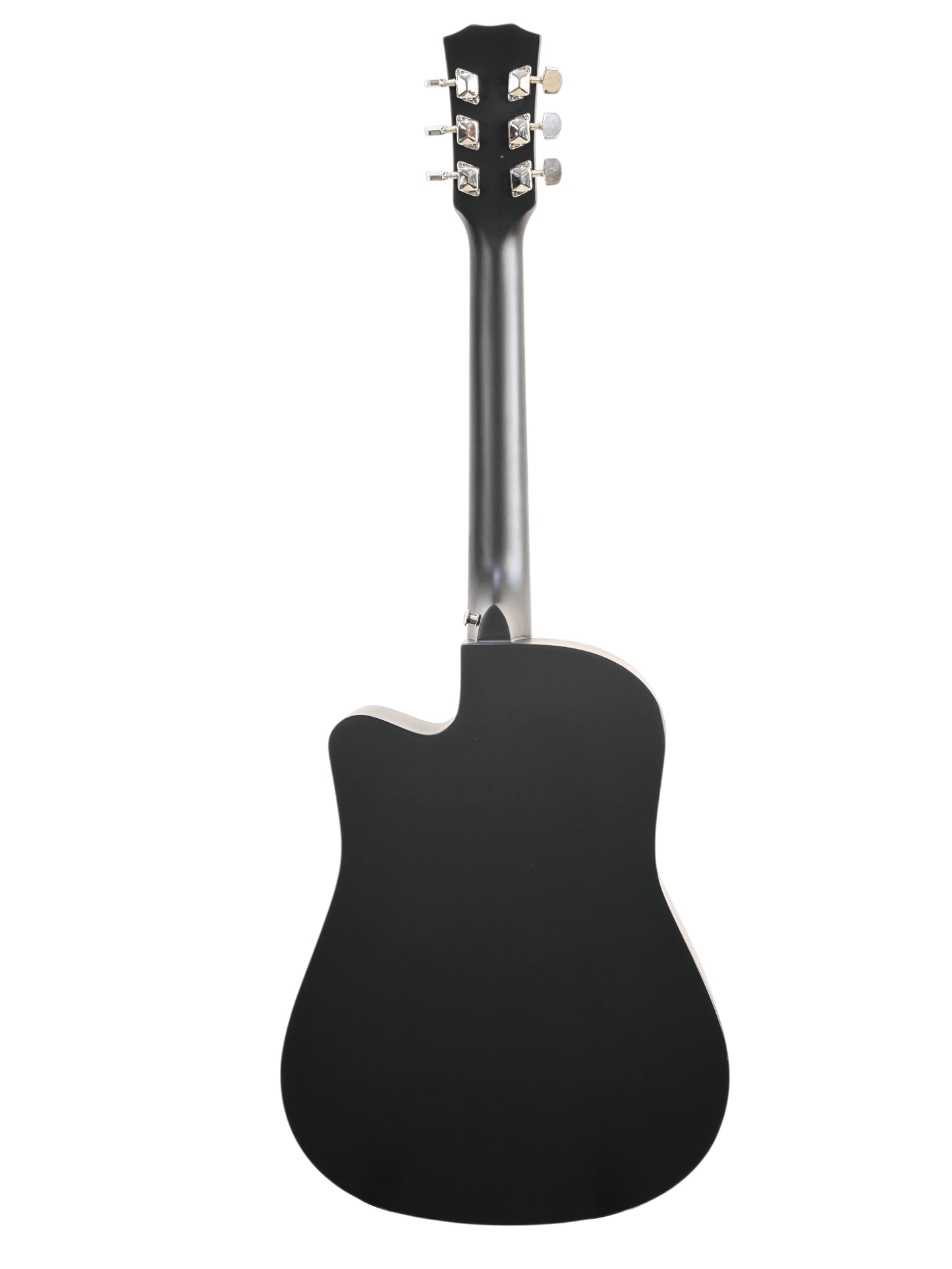 Gibz's Marvin Series 38-Inch Matte Acoustic Guitar with Truss Rod Pick Up & Bag (G 238C BK)