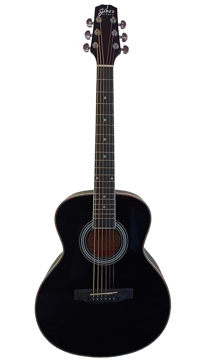 With padded bag â âGibzâs G36 acoustic guitar with black padded gig bagâ