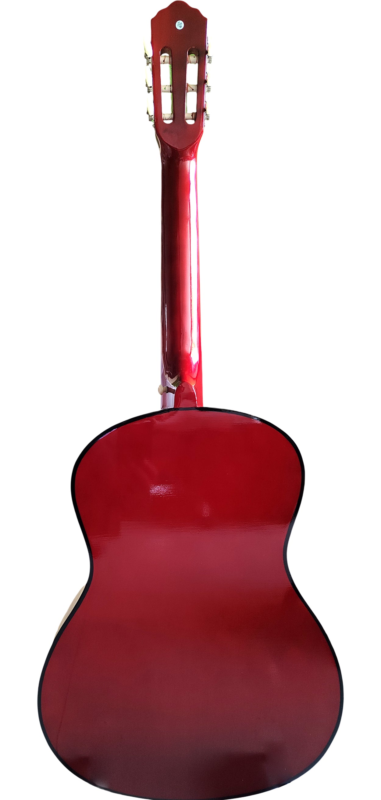 Gibz’s Guitaro GG 39 NT 39-Inch Classical Acoustic Guitar – Full-Size Basswood Body, Wooden Fretboard & Bridge, Metal Strings, Open-Head Metal Tuning Machines – Rich Tone, Comfortable Playability, Ideal for Beginners & Intermediate Players