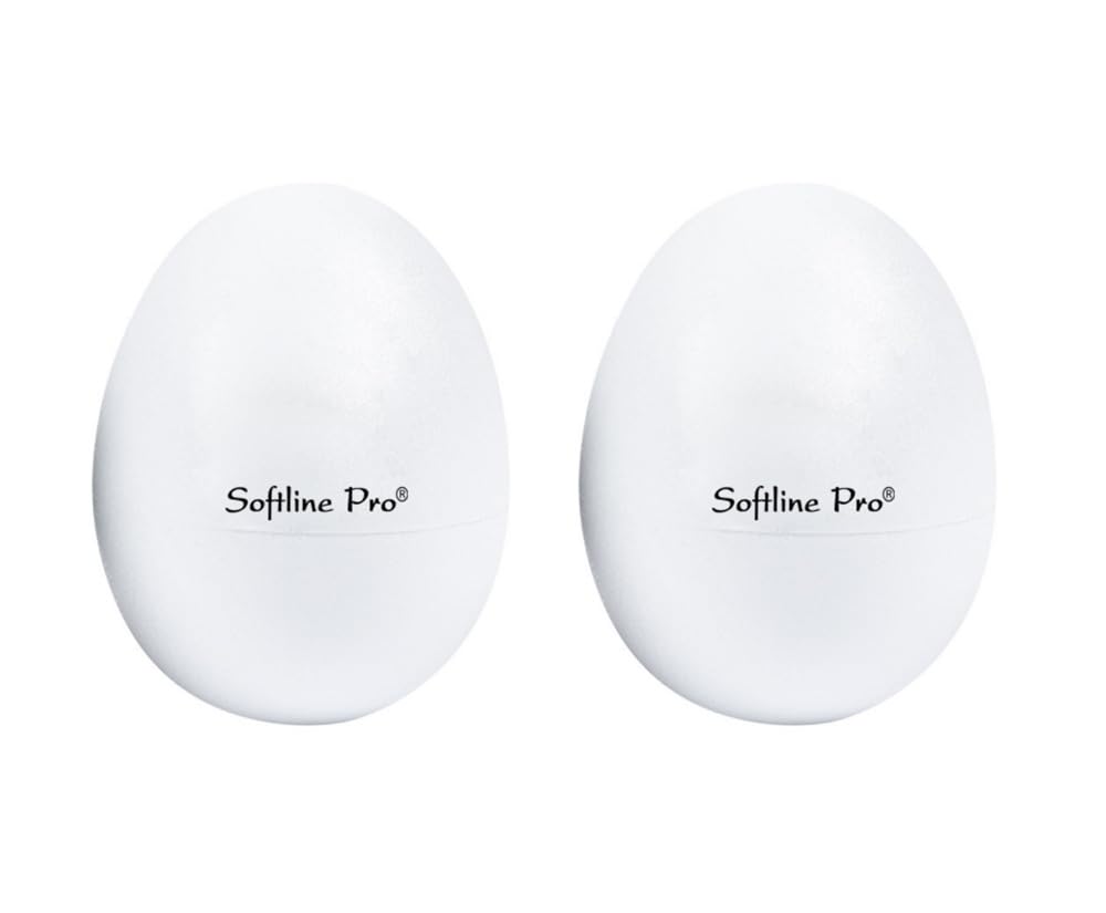 Two white oval objects with 'Soffline Pro' branding on a white background