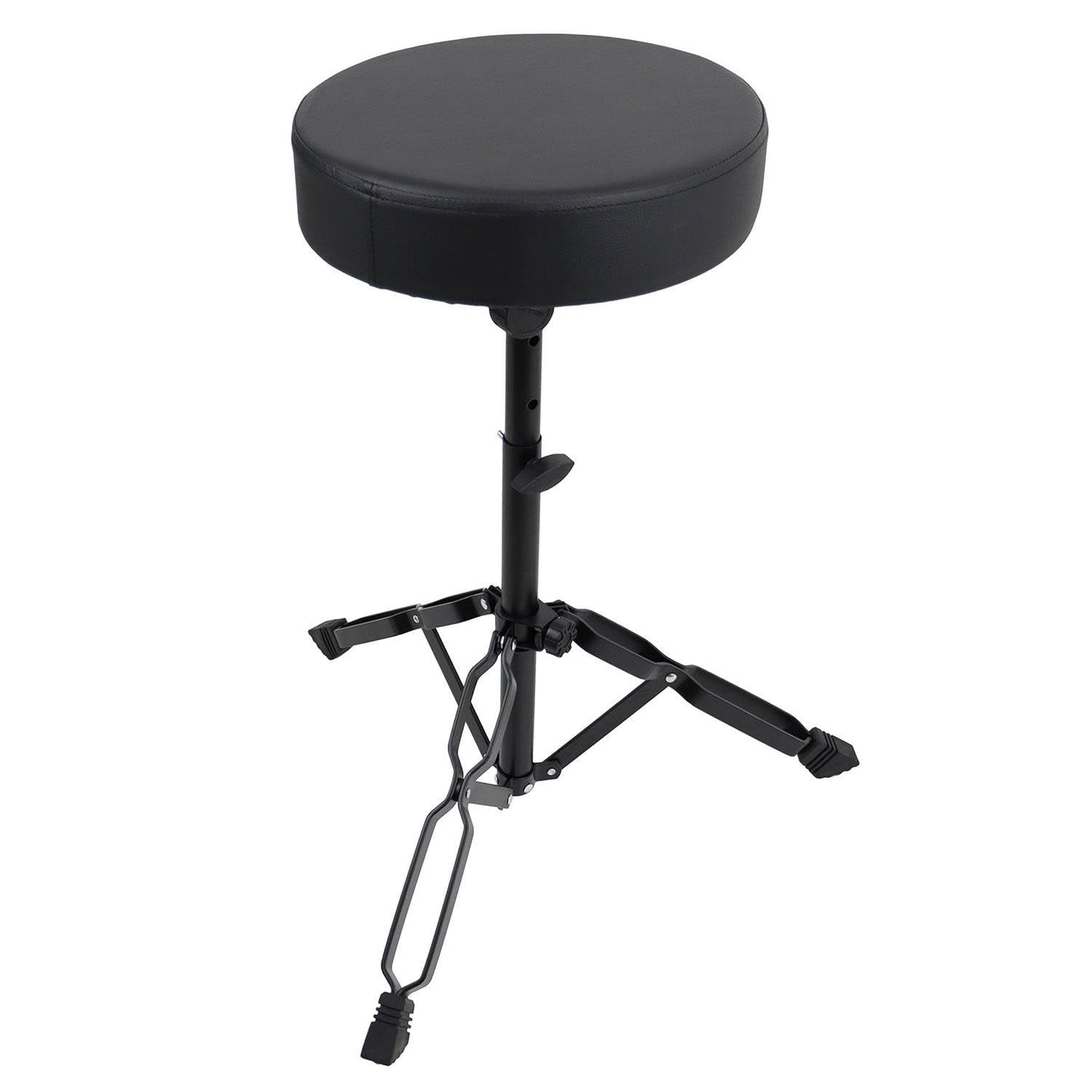 Heavy-duty padded drum throne seat for drummers and musicians