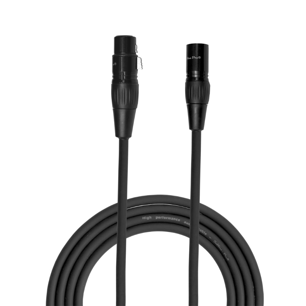 Softline Pro XLR Cable for Mic, 3 Pin Male to Female 10 Ft / 3 Meter Microphone Cable, Waterproof, Flexible (SPFM300)