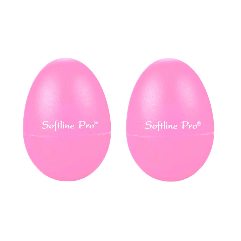 Two pink egg-shaped objects with 'Softline Pro' branding on a white background