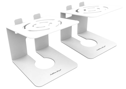 White bookends with 'Safetots' branding on a white background