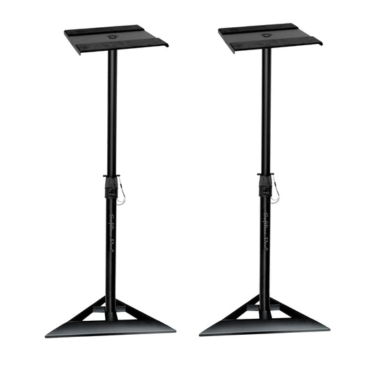 Softline Pro SP88 heavy-duty monitor stands – pyramid base (set of 2,
Studio monitor stands pyramid base