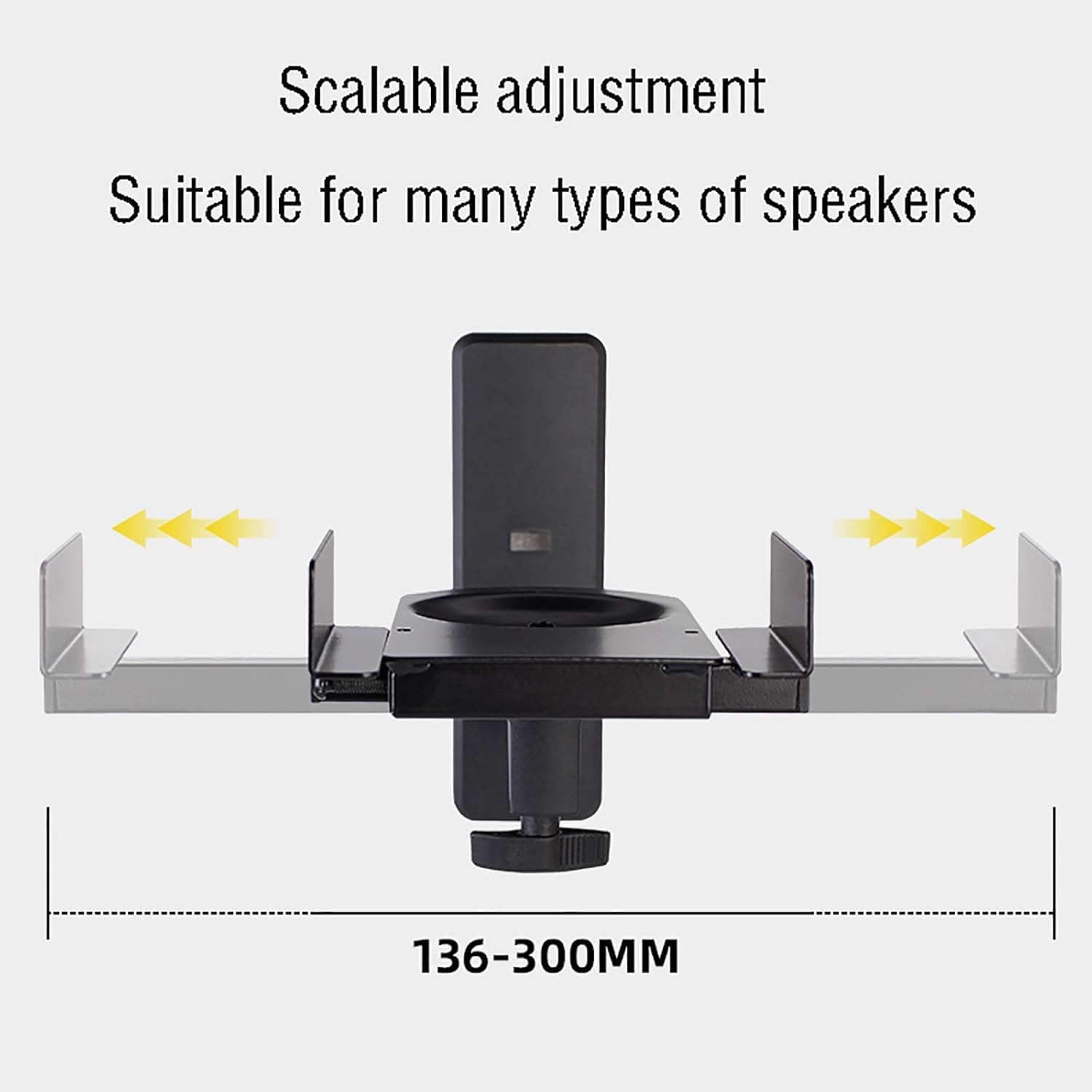 buy Swivel speaker wall mount bracket, 
Softline Pro SP WB010 Wall Mount Swivel Bracket for Bookshelf Speakers – Black, Steel, Angle Adjustable