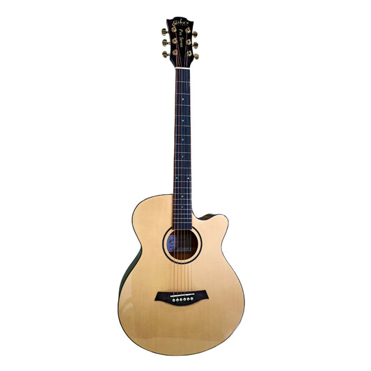Gibz's Guitars TG 40 Pro Series Acoustic Guitar (Antique Natural - EQ)
