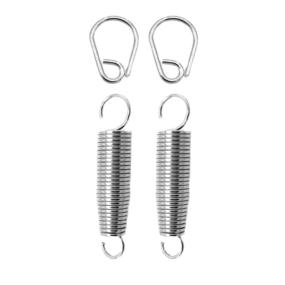Softline Pro SP-DSH-2PCS Metal Bass Drum Pedal Spring with Hook, Standard Replacement Kick Pedal Springs, Bass Drum Beater Spring, Percussion Instrument Hardware Parts (SP-DSH-2PCS - Hook + Spring)