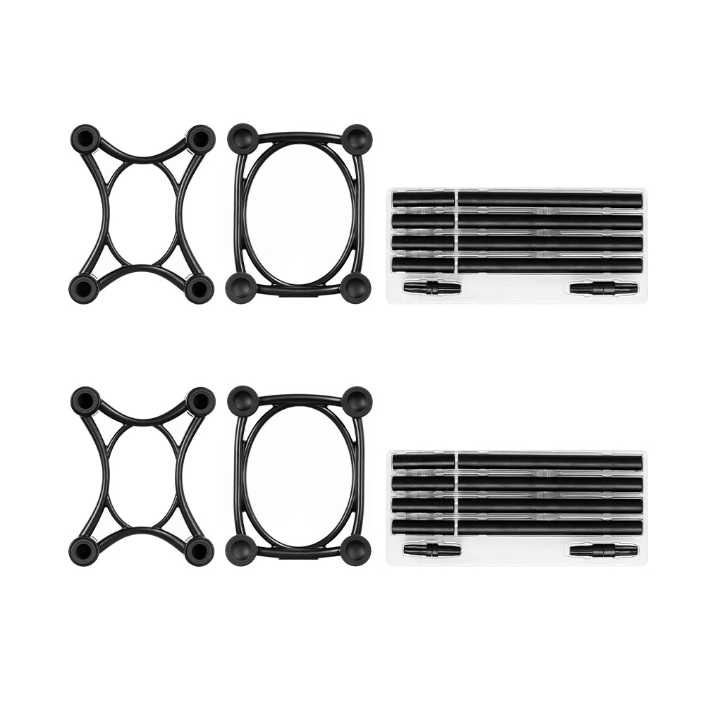 Softline Pro SP-ISO308 Isolation Studio Monitor Stands Height & Tilt Adjustable Speaker Isolation Pads for Studio Monitors, Bookshelf Speakers & Home Theater Systems β Black (Pack of 2)
