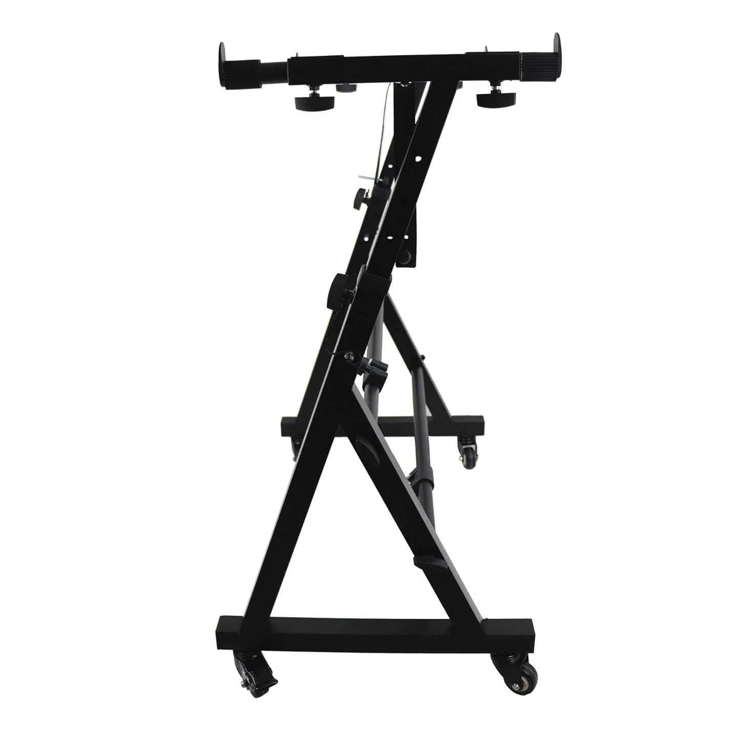 Adjustable height Z-frame piano stand for stage and studio