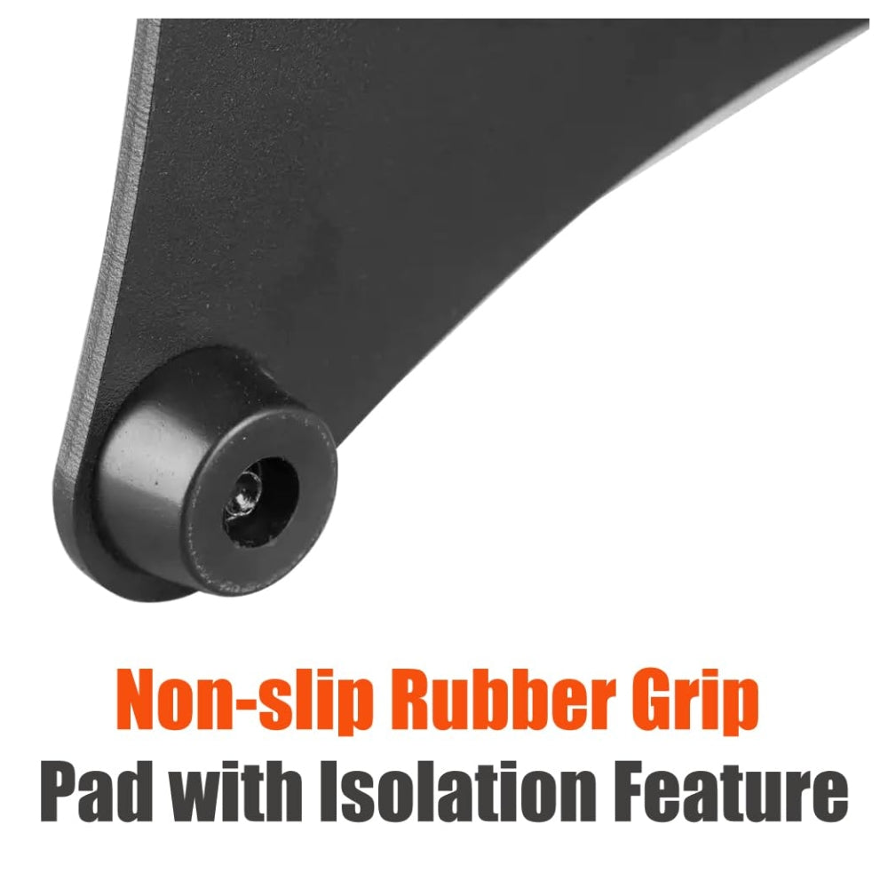 Adjustable height monitor speaker stand, 
Stable base design of the SP 901 T monitor speaker stand