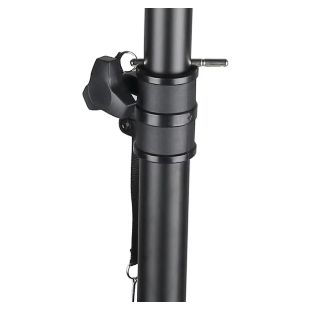 SP-800 VP stand with tripod legs collapsed for compact portability.