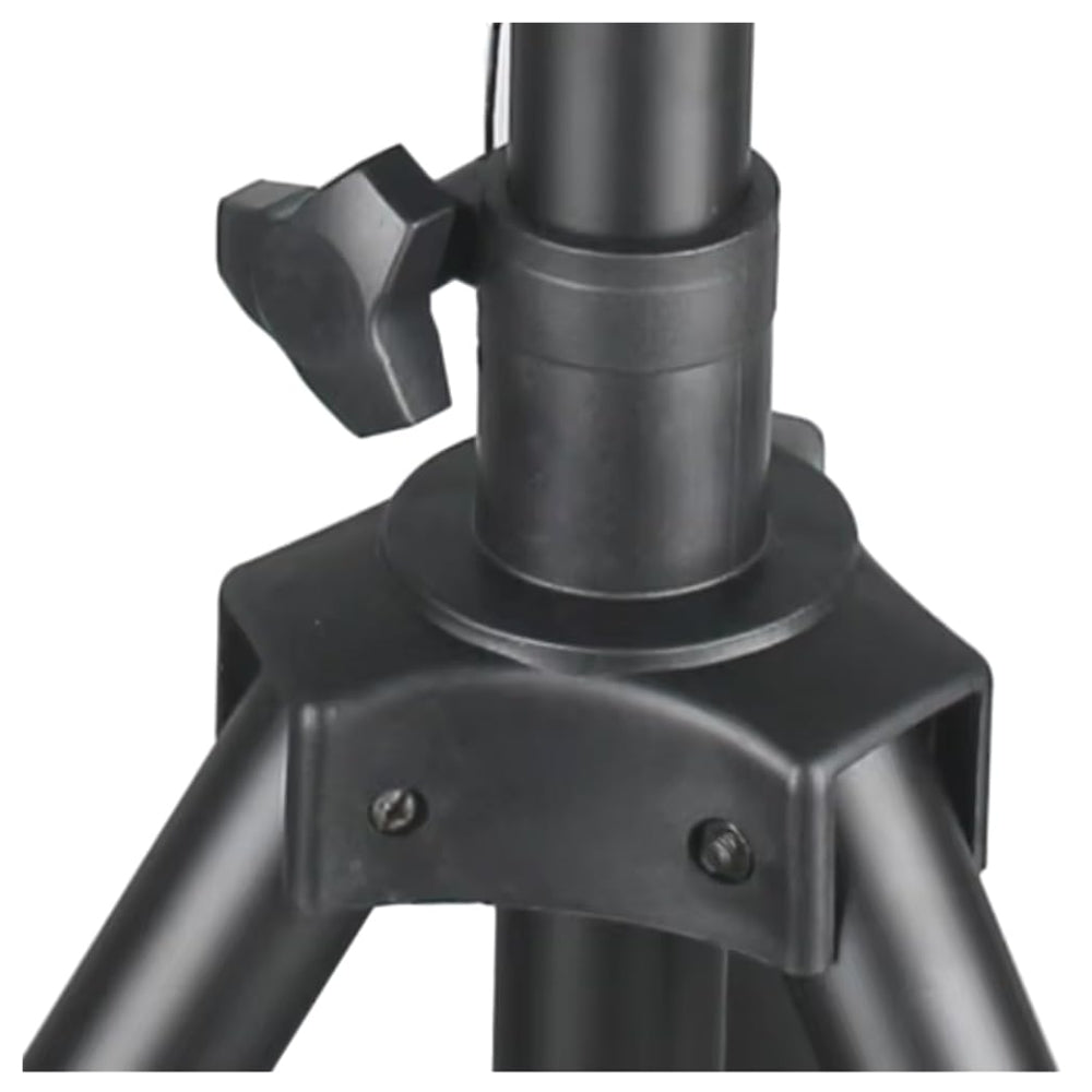 SP-800 VP stand with tripod legs collapsed for compact portability.