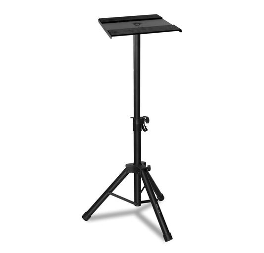 Softline Pro SP80 Heavy Duty Tripod Studio Monitor Stand β Single Unit, Front View, Black Finish