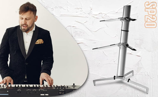 Height adjustable keyboard stand