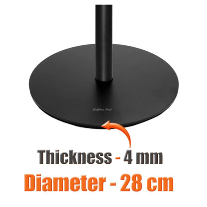 Softline Pro SP 801 HR Heavy Duty Studio Monitor Stand with Round Base (Set of 2)