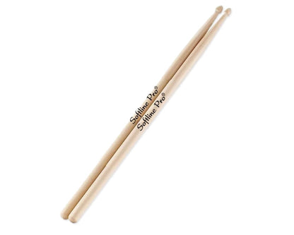 Softline Pro Maple Wood Drumstick for Percussion Instrument, Comfortable Wooden Stick, 15.98inch Drumstick (SP DS 5A)