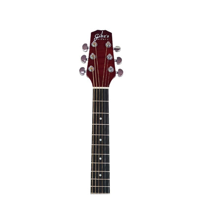 Gibz's Guitars G36 Glossy Acoustic Guitar with Padded Bag (Natural)