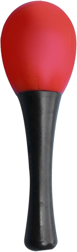 Softline Pro SP ES001-H-RED Hand Egg Shaker Rattle with Handle, Easy To Hold Safe Pleasant Sound Strong & Durable Maracas