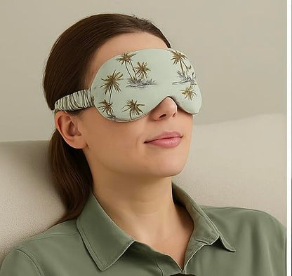 CHINEYA Sleeping Eye Mask, Sleep Mask & Eye Massager for Stress Relief, Dark Circles, Eye Pain, Headache, Anti-Wrinkle & Puffiness, Light Blocking & Moist Heat Therapy
