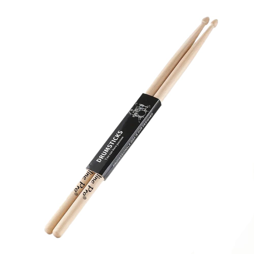 Softline Pro Maple Wood Drumstick for Percussion Instrument, Comfortable Wooden Stick, 15.98inch Drumstick (SP DS 5A)