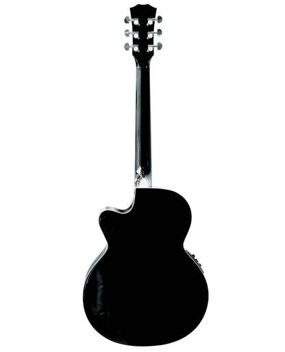 Gibz's Guitar G39EQ Glossy Semi Acoustic Guitar with Fishman Pickup, Truss Rod and Padded Bag